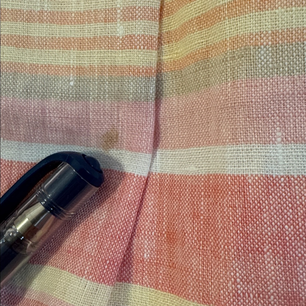Perfect pink and peach Brooks Brothers linen skirt, womens size 2 - Picture 10 of 11